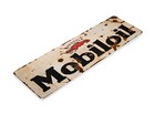 Tin Sign Mobil-oil Gas Oil Sign  Station  Garage  Auto Shop  Retro Rustic  A500