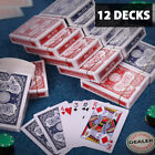 Playing Cards Poker Size Standard Index Lotfancy 12 Decks Player s Board Game