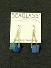 Lot Of 3 Pr  Sea Glass Earrings- White Light Productions L 3