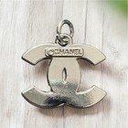 Chanel Zipper Pull charm All Silver 19mm