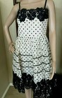 Betsey Johnson Womens Black Vintage Y2k 90 s Holiday Party Dress Sz 4 S