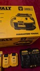 6 Pc Set Of Dewalt  20v Wet dry Shop Vacuum  Four 6 Amp Hour Batteries  Charger
