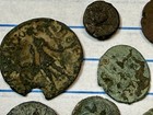 Lot Of 10 Roman Bronze Coins Constantinian Gloria Fel Temp Reparatio Campgate 4c