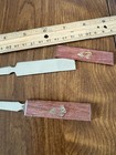 2 Vintage Wooden Handled Letter Openers Praying Hands Christian Detail Opener