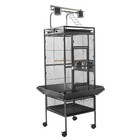 Large Bird Cages Parrot Cage Rolling Wide Flight Cage For Budgie Parakeet Conure