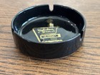 Vintage Holiday Inn The World s Innkeeper Black With Gold Print Ash Tray 3 5   