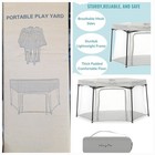 Onyx Portable  Lightweight Playpen For Babies - Toddlers  With Padded Floor