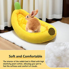 Bunny Bed rabbit Bed thick soft With Removable Mat machine Washable Guinea Pig C