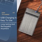 3x Cigarette Case Lighter Flameless Tobacco Box Holder Waterproof Rechargeable