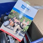 Walkin  Wheels Walkin  Pets Small Frame Blue Dog Adjustable Rear Wheelchair