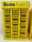 2 Sets Of Vintage Buss Fuse Center Advertising Counter Display Case With Fuses