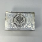 Vtg  Wendell August Forge Hammered Aluminum Napkin Mail Holder United States Usa