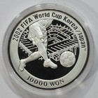 2002 Fifa World Cup  Korea japan  Silver  1 Oz  0 999 10000won  Kwang Ju Stadium