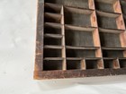 Antique Hamilton Letterpress Printer Drawer tray shadow Box 32 25  X 15 625 