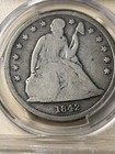 1842 Seated Liberty Dollar Low Mintage Pcgs G04 Tough Date