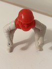 Vintage Motorcycle Atv Sitting Stunt Rider Figure Red Suit Arms   Legs Move