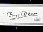 Buzz Aldrin Autographed Apollo 11 Moon Landing Framed Jsa Nasa Signed Photo Cut