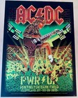 Ac dc Sparkle Foil Concert Poster X 100 Cleveland Oh 5 28 25 Pwr Up Huntington