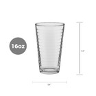 8-piece 16 2 Oz Gallant Style Glass Drinkware Set