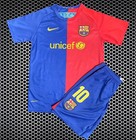 Kids Vintage Barcelona 2008 Home Jersey With Badge - Messi   Free Shipping