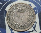 1835 Essequibo   Demerary 1 4 Guilder   d487