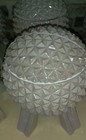Disney Parks Epcot Showcase Spaceship Earth Ceramic Cookie Jar Canister In Hand