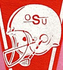 Vintage 1980s Oklahoma State University Cowboys Football Pennant  Wow