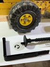 1 Jack And 1 Pair Of Forks For  Mighty Tonka Vintage Metal Forklift Xr-101 3989