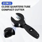 2-in-1 Ratcheting Tubing Cutter For Copper  Pvc   Soft Metal Pipes