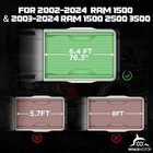 Hard Tri-fold Tonneau Cover For 03-25 Dodge Ram 1500 2500 3500 6 4ft Truck Bed