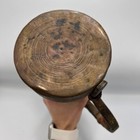 Large Antique Brass Middle East Islamic Arabic Bedouin Dallah Coffee Pot Marked