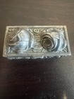 Vtg Silver Toned Pill Box With Raised Floral Rose Repousse Decorations No Stamps