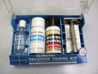 Vintage 1964 Gillette Super Speed Vacation Travel Kit Safety Razor Nice Clean