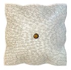 Vtg 1960   s-1970   s Mid Century Retro Starburst Texture Glass Square Light Fixture