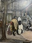 Vintage 1895 Antique Print Meeting Of Faust And Marguerite Photogravure Original