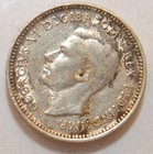1943 Australia 3 Pence Lot 632 Silver
