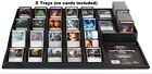 New 5-pack Bcw Black Card Sorting Tray Organizer Holder For Sports Trading Cards