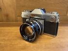  rare   Exc 5  Petri C c Auto 55mm F 1 4 Standard Lens W  Ft Ii Camera From Jpn