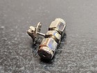 Silver Nut Bolt Lapel Pin Brooch For Mechanics Or Engineers