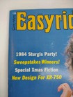 Easyriders January 1985 Ln David Mann Motorcycle Art Sturgis Magazine 