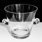 Tiffany   Co  Scroll Handle Ice Bucket   6 5 Inches Tall   Signed   Discontinued