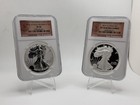 2012 S Reverse Proof Silver Eagle Ngc Pf70 2 Coin San Francisco Set Us Mint