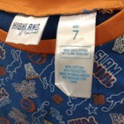 Highland Originals 2-piece Sports Graphic Pajama Set Cotton Blue Orange Sz 7