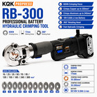 60kn Cordless Hydraulic Crimping Tool 16-300mm   Battery Cable Lug Crimper