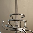 Renaissance Rapier Sword Metal Basket Hilt Silver Color Single-handed