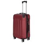 Rolling Luggage Travel Set Bag Abs Trolley Suitcase Storage 20  24  28  Wine Red