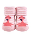 Hudson Baby Infant Girl Headband And Socks Giftset 6pc  Flamingo  One Size