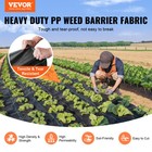 Vevor Weed Barrier Landscape Fabric 4 50ft Heavy Duty Woven Pp Weed Control Mat