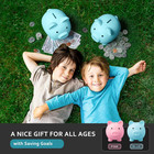 Vcertcpl Unbreakable Plastic Piggy Bank - Money Saving Box For Cash  Kids   Adul