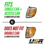 Clear Corner Light For 2000-04 Toyota Tundra Regular Or Access Cab Pickup Truck